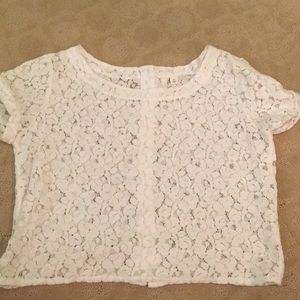 Lacy crop top